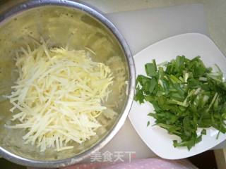 Leek and Potato Shreds recipe