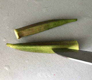 Okra with Garlic Chili Sauce recipe