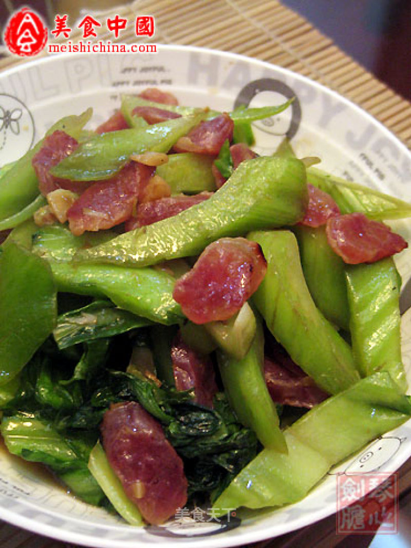 [beautiful, I Am The Master]-stir-fried Pork with Chinese Sausage recipe