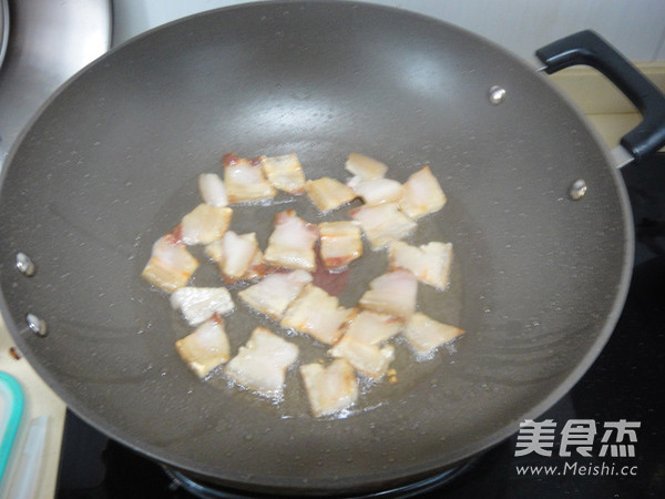 Stir-fried Cauliflower Pork Belly recipe