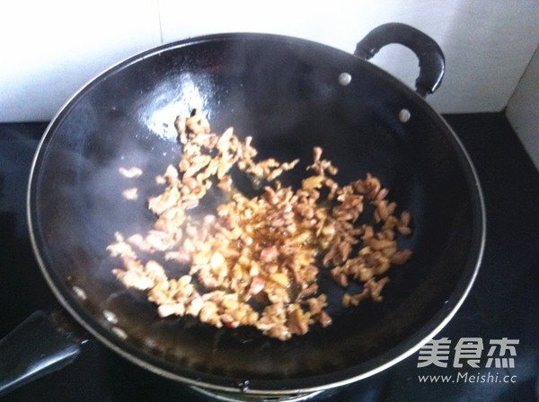 Stir-fried Shredded Pork with Mushrooms recipe