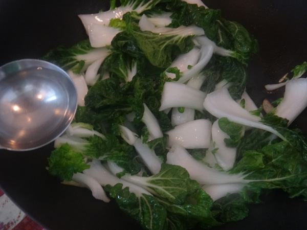 Stir-fried Cabbage with Milk recipe