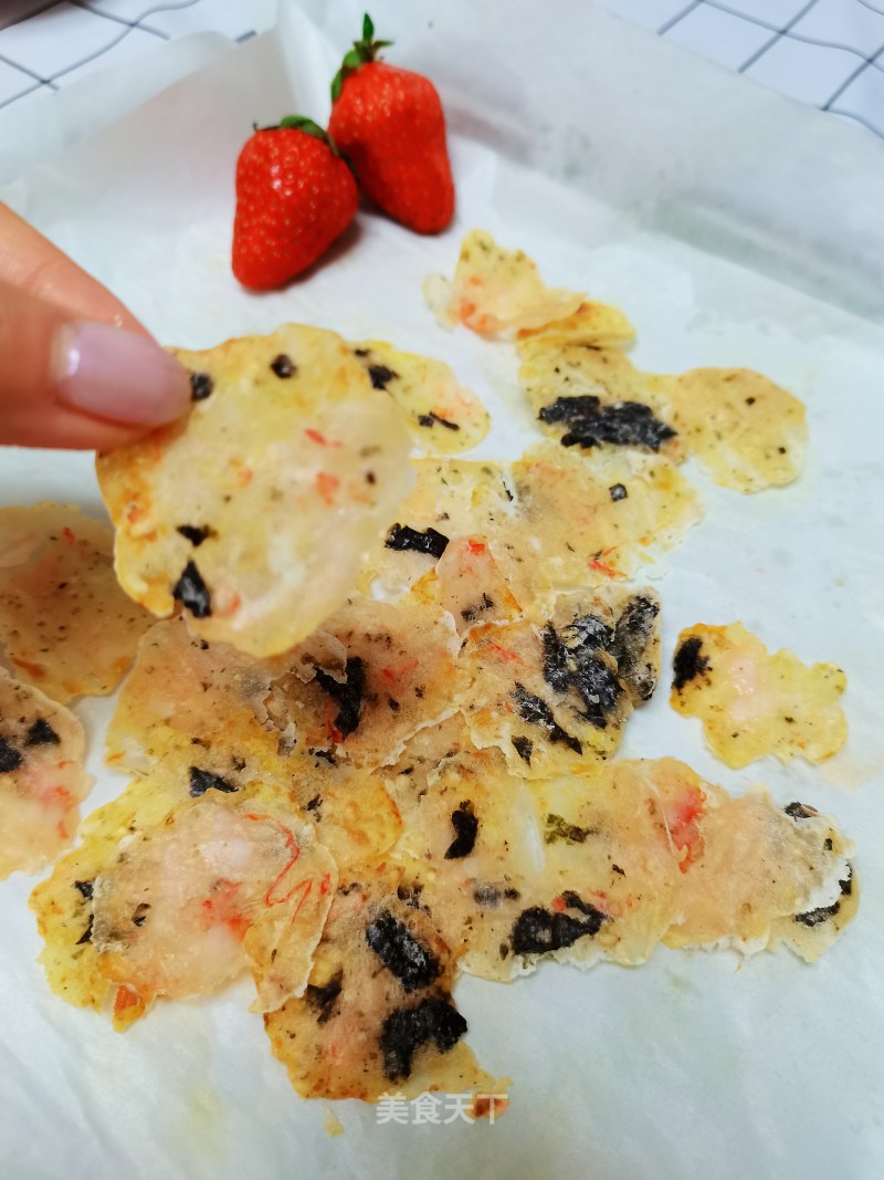 12+baby's Homemade Seaweed Shrimp Crackers recipe