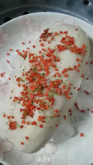 "homemade Snacks" Sweet-scented Osmanthus Glutinous Rice and Lotus Root recipe
