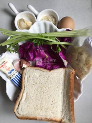 #aca烤明星大赛#garlic Butter Sandwich recipe