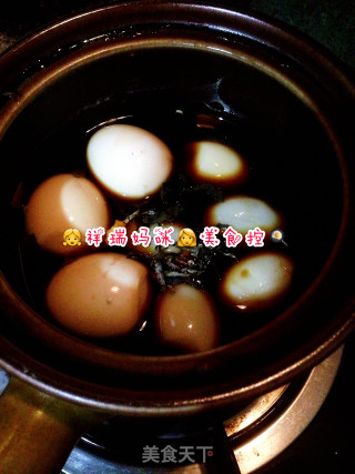 👩‍🍳cooking with Fairy Grass🍳cooking👩‍🍳: 👧 Auspicious Mommy👩 Gourmet Control🍳 of Marinade Tea🥚 Eggs🥚 recipe