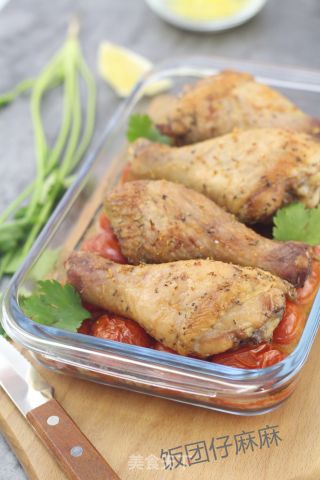 Flavored Roasted Chicken Drumsticks recipe