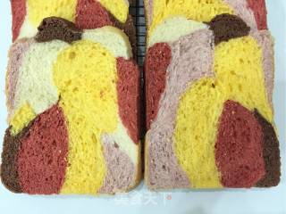 #aca Fourth Session Baking Contest# Making Pornographic Rainbow Toast recipe