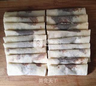Red Bean Paste Spring Rolls recipe