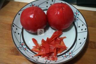 Tomato and Egg Pimple Soup recipe