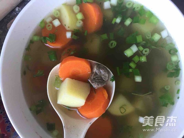 Beef Potato Carrot Soup recipe