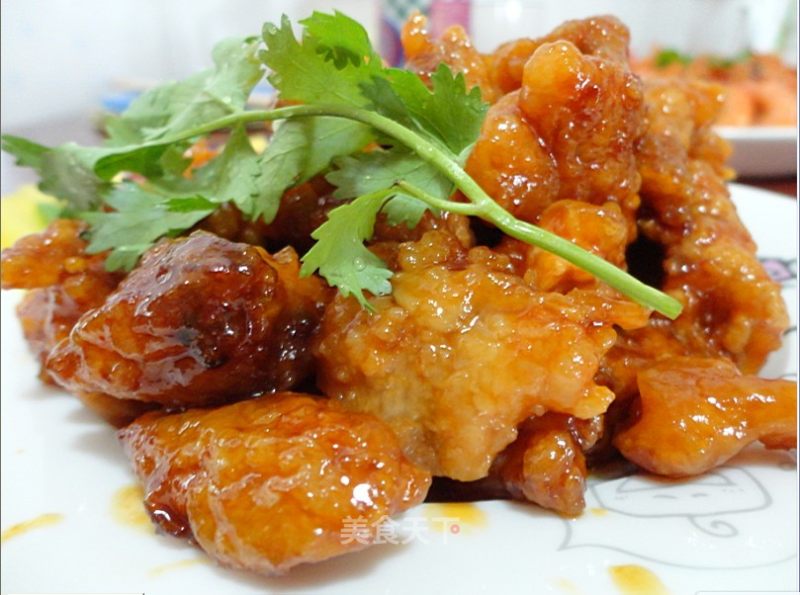 Iced Sweet and Sour Pork recipe