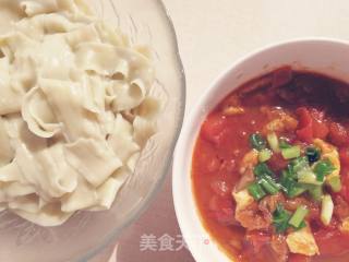 Tomato and Egg Dry Noodles recipe