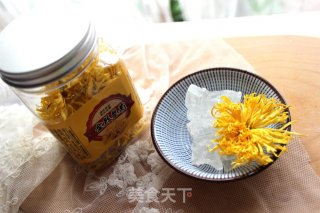 Golden Silk Chrysanthemum Rock Candy Drink recipe