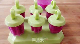 Milk Dragon Fruit Popsicle recipe
