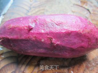 Fried Purple Sweet Potato recipe
