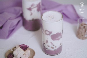 Re-engraved Lele Tea Super Thick Taro Puree and Purple Potato Stew recipe