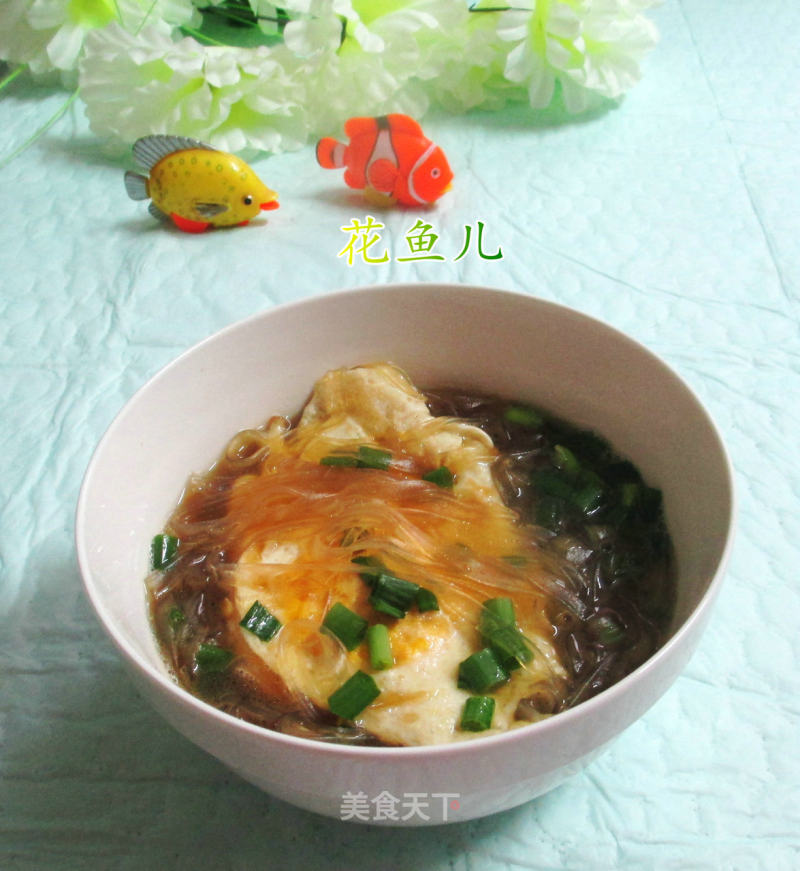 Duck Egg Boiled Wide Noodles recipe