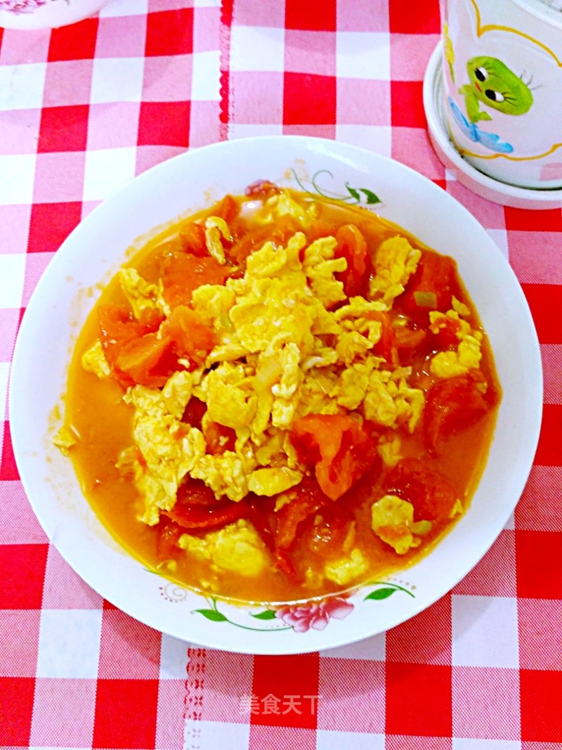 Scrambled Eggs with Tomatoes recipe