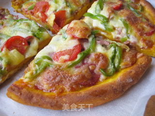 Pumpkin Pie Embryo Bacon Pizza-breakfast in Half An Hour recipe