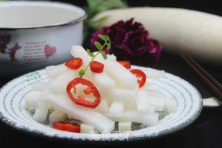 Sweet and Sour Radish Sticks recipe
