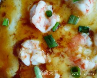 Shrimp Steamed Egg recipe