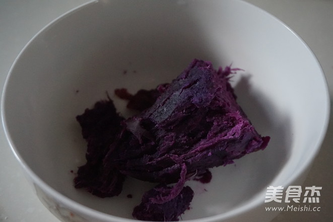 Purple Sweet Potato Glutinous Rice Cake recipe