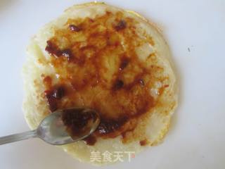 Simple Pancake with Fruits recipe