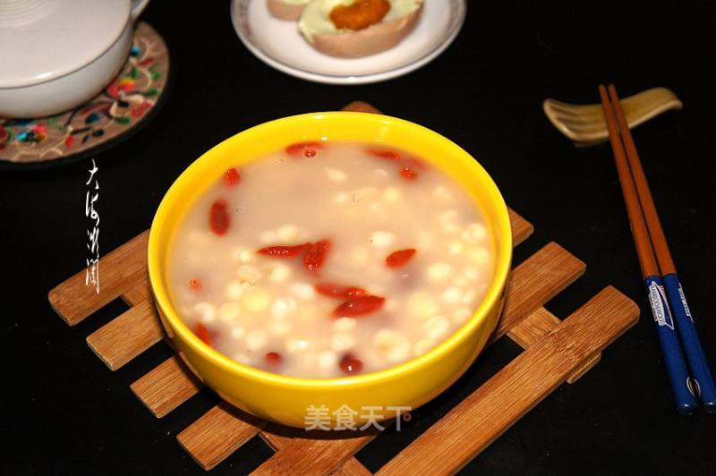 Kidney Bean Sticky Balls Congee recipe