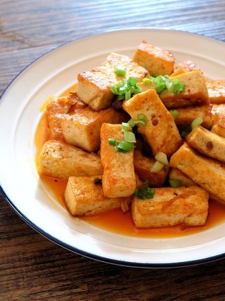 Fried Tofu with Orleans Mushroom Sauce recipe