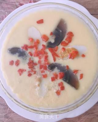 Three-color Steamed Egg recipe