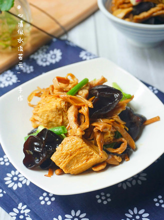 Frozen Tofu with Shredded Pork recipe