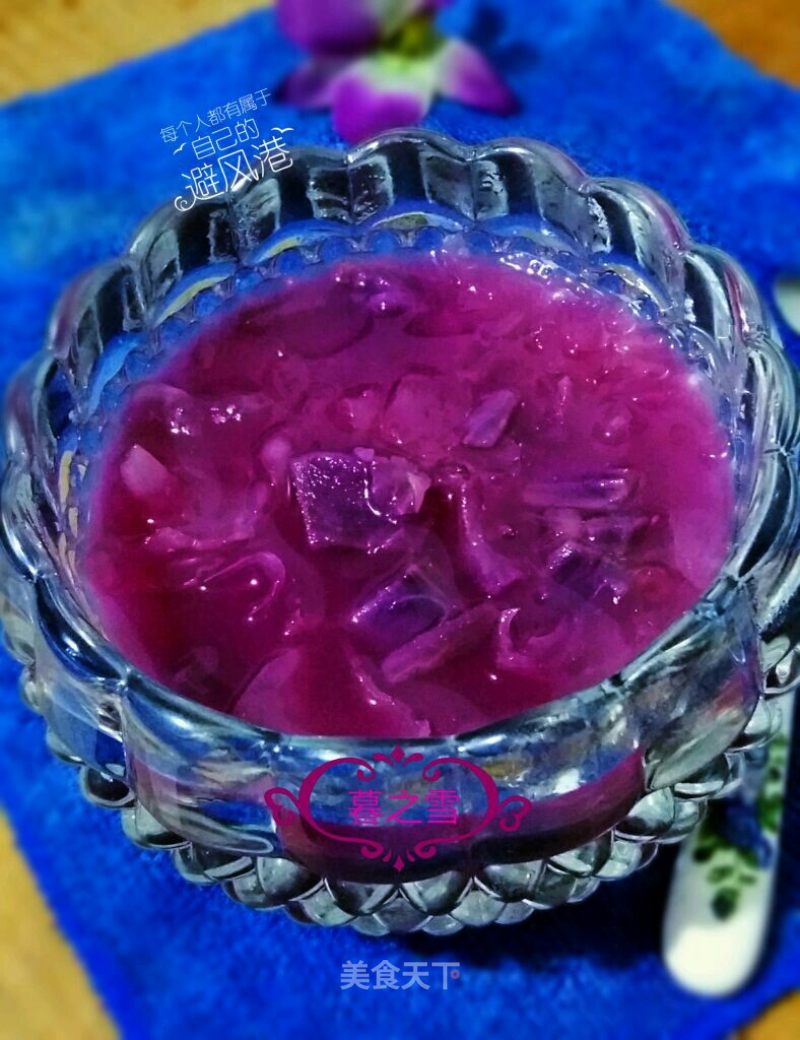 Purple Sweet Potato and Tremella Soup recipe