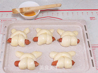 One of The Characters in The Fable of The Tortoise and The Hare [little Bunny Hot Dog Bread] recipe