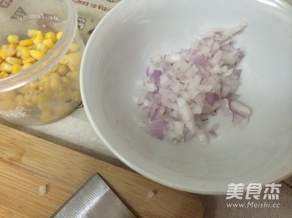 Minced Chicken Corn Creamy Mashed Potatoes recipe