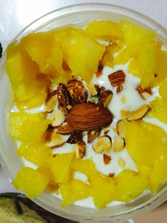 Almond Pineapple Yogurt recipe