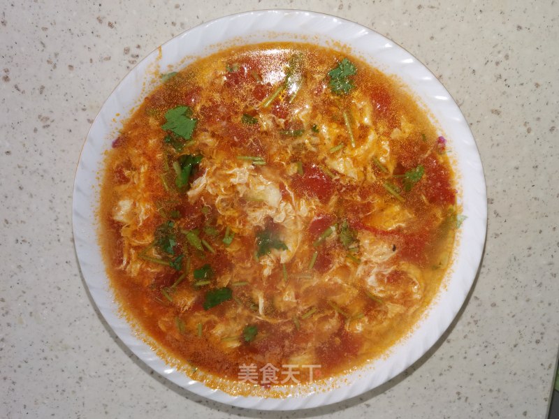 Tomato and Egg Soup recipe