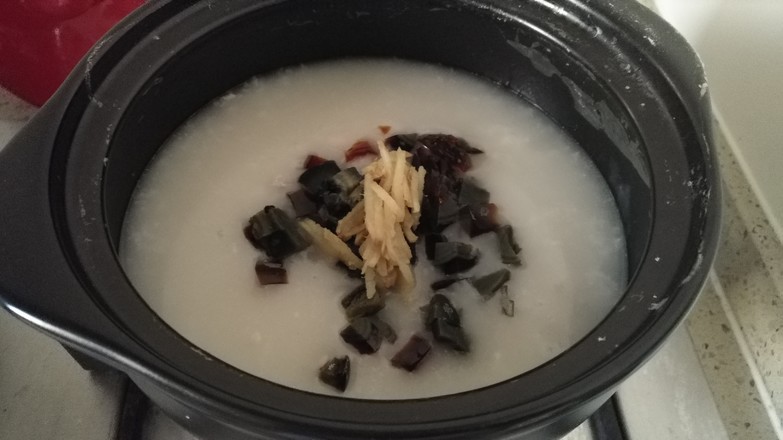 Congee with Preserved Egg and Lean Meat recipe