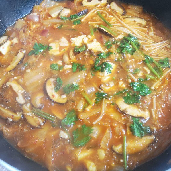 Korean Kimchi Tofu Soup recipe