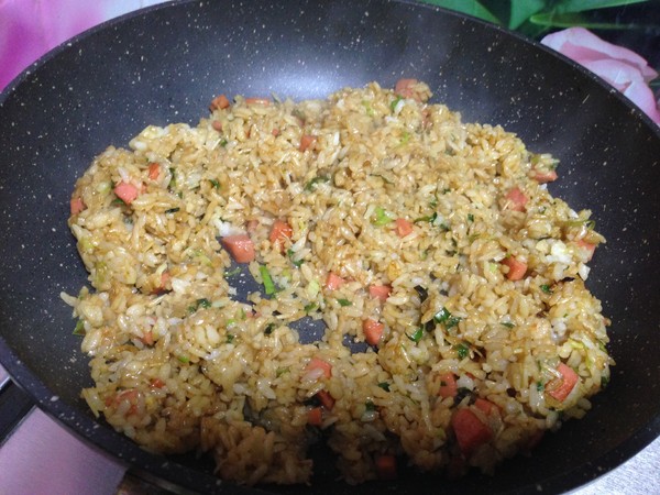 Assorted Fried Rice with Soy Sauce recipe