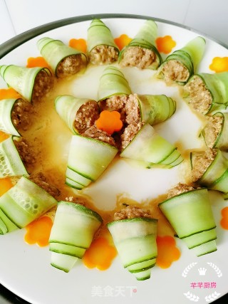 Cucumber Beef Roll recipe