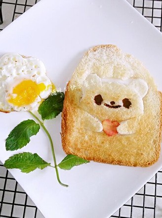 Cute Panda Toast