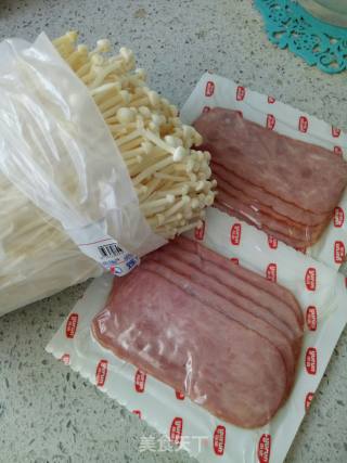 Roasted Bacon and Enoki Mushroom Roll recipe