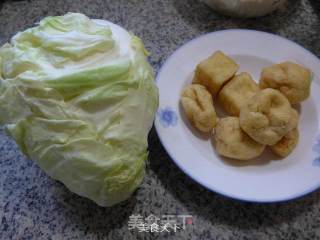 Stir-fried Beef Cabbage with Tofu in Oil recipe