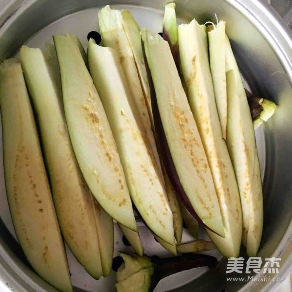 Eggplant Strips with Sesame Sauce recipe