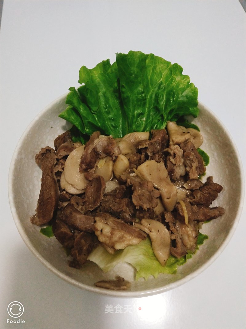 Mutton Stir-fried Pleurotus Eryngii recipe