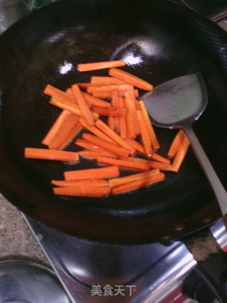 Three-color Stir-fry recipe