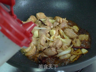 Stewed Chicken Drumsticks with Mushrooms recipe
