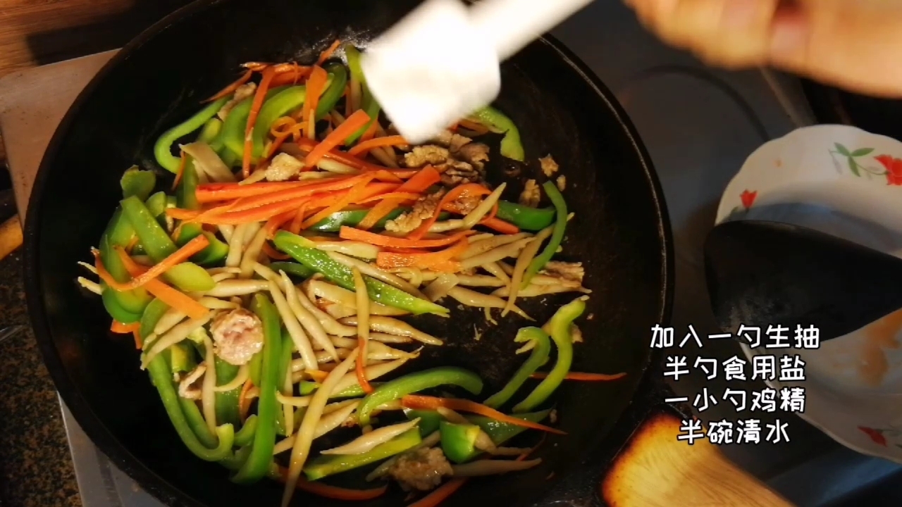 Kuaishou Bento Low-calorie Satiety is Strong-vegetable Stir-fried Naked Oatmeal Fish recipe