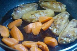 Roasted Chicken Wings with Burdock and Lotus Root recipe